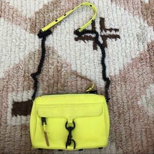 Rebecas Minkoff mini Mac neon bag